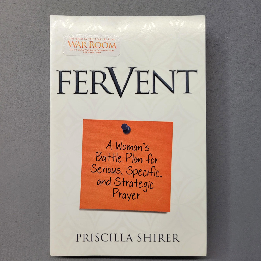 Fervent‎ Priscilla Shirer Women's Prayer Book Spiritual Warfare Softcover War